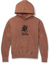 Thumbnail for your product : Cav Empt Globe Heavy Logo-Embroidered Cotton-Jersey Hoodie