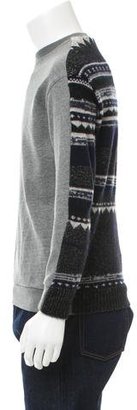 3.1 Phillip Lim Patterned Wool-Blend Sweatshirt