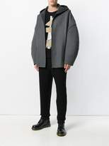 Thumbnail for your product : Chalayan curved sleeved hooded coat