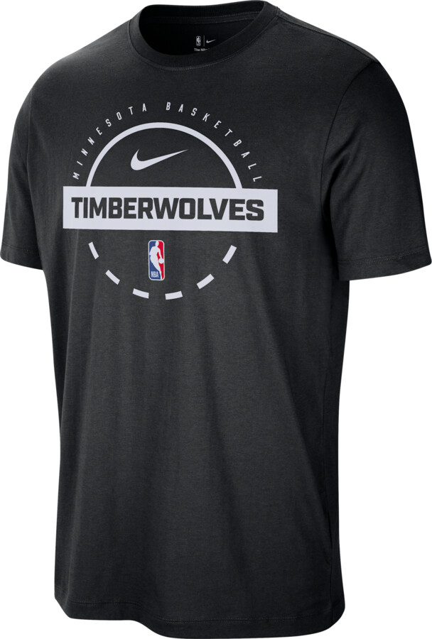Minnesota Timberwolves Nike Men's NBA Practice T-Shirt in Black | HQ9719-010