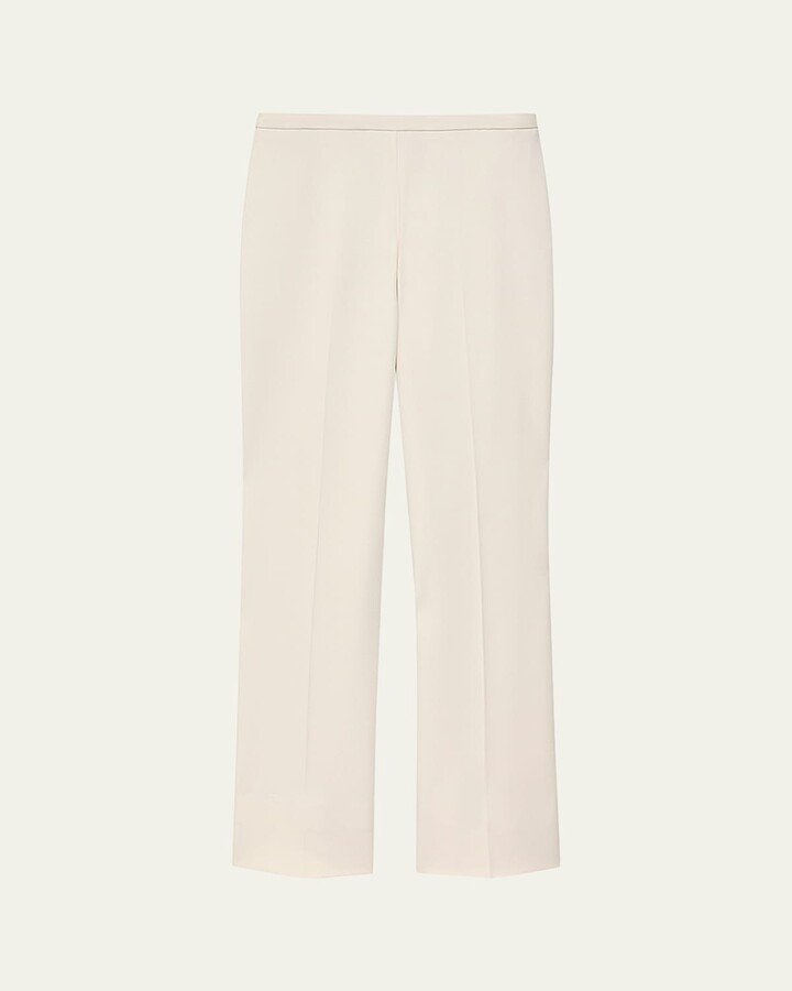 ANOTHER TOMORROW Straight Leg Jersey Pants