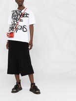 Thumbnail for your product : Junya Watanabe Skirt-Layer Wide-Leg Trousers