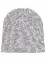 Thumbnail for your product : Brunello Cucinelli Ribbed Mohair-Blend Beanie