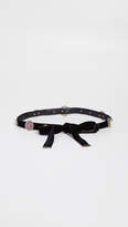 Thumbnail for your product : Chanel What Goes Around Comes Around Black Velvet Belt