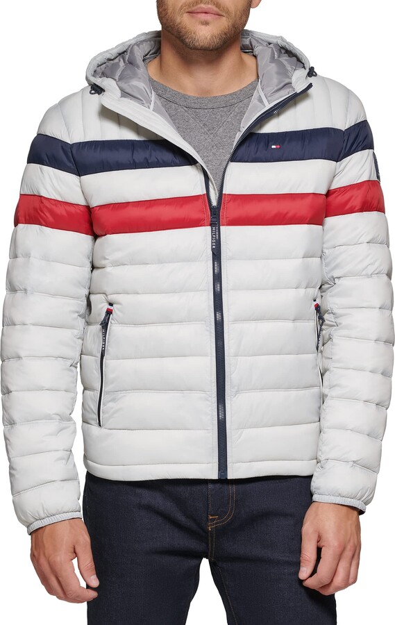 Tommy Hilfiger Men's Water Resistant Ultra Loft Filled Hooded Puffer