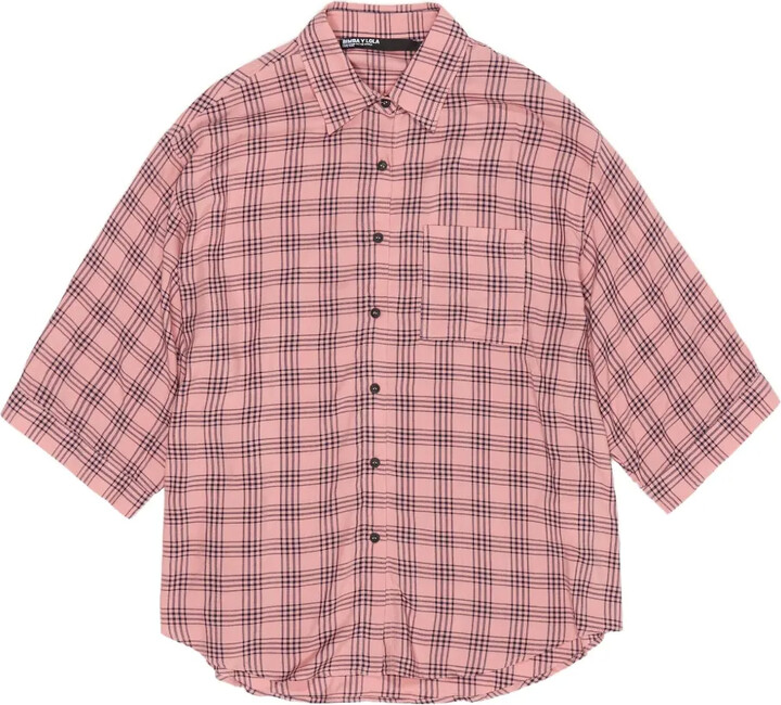 Bimba y Lola Checked Pocket Shirt