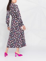 Thumbnail for your product : Rotate by Birger Christensen Floral Print Wrap Dress