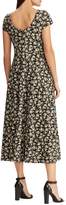 Thumbnail for your product : Chaps Floral Cotton Fit Flare Dress