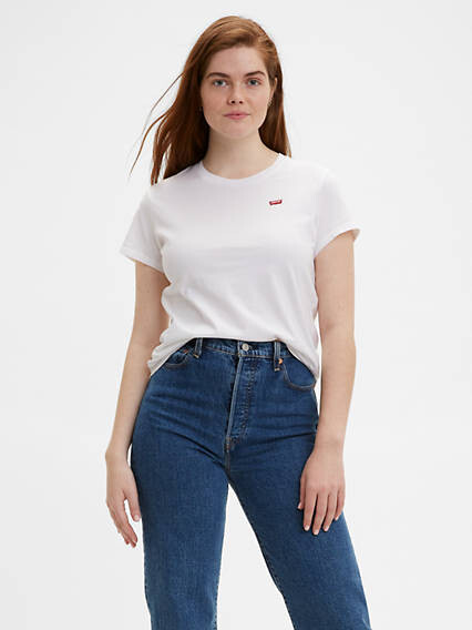 Circus Ezel gespannen Levi's Perfect T-Shirt - Women's - White - ShopStyle
