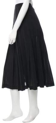 Sonia Rykiel Pleated Midi Skirt