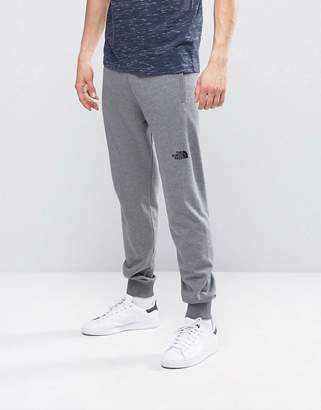 The North Face Nse Sweat Pants Slim Fit In Mid Grey Heather