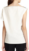 Thumbnail for your product : McQ Asymmetrical Zip-Trimmed Top