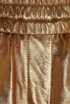 Thumbnail for your product : Isabel Marant Becka metallic leather tapered pants