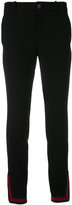 Gucci - Web zipped cuff trousers - women - coton/Polyamide/Polyester/Viscose - 42