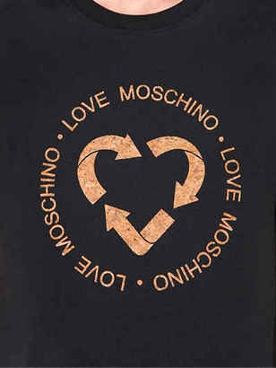 Love Moschino Quork Printed Cotton Jersey T-Shirt
