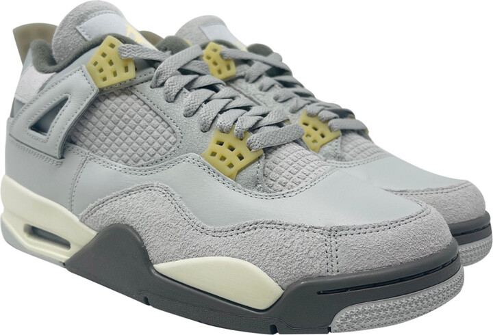 Jordan Air 4 leather low trainers - ShopStyle Sneakers & Athletic Shoes