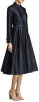 Thumbnail for your product : Max Mara Silk Button-Front Dress