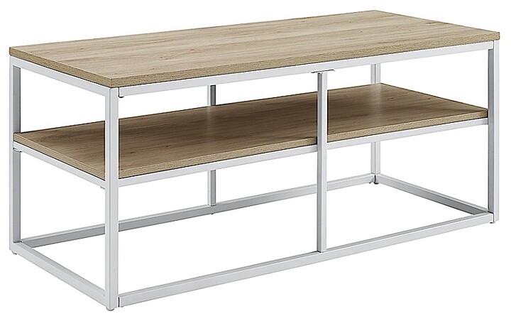 Simply Essential Metal Coffee Table In White - ShopStyle