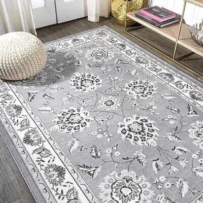 ALAZA Funny Beautiful Flower Floral Print Area Rug Rugs for Living Room Bedroom 5'3x4' 