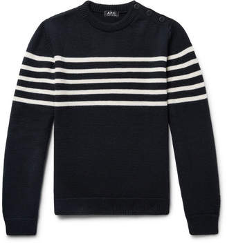 A.P.C. Mayol Striped Wool Sweater