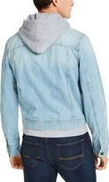 Thumbnail for your product : Sun + Stone Men's Phoenix Trucker Hooded Denim Jacket, Created for Macy's