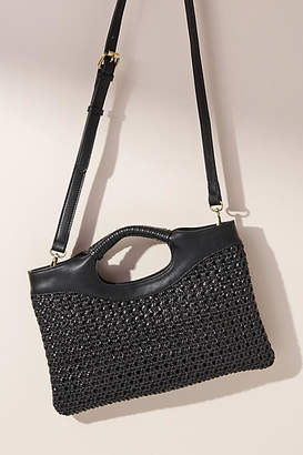 anthropologie woven bag