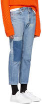 Thumbnail for your product : B Sides Indigo Three Patch Jeans