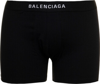 Balenciaga Cotton Boxers - Black - ShopStyle