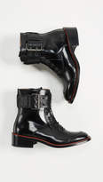 Thumbnail for your product : Belstaff Acklington high shine boot with red stripe