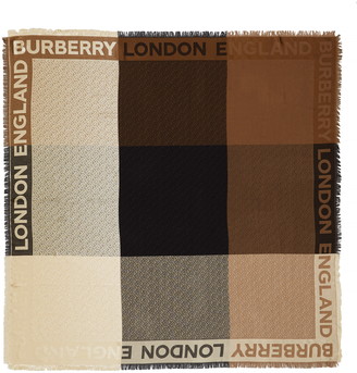 burberry tan plaid scarf