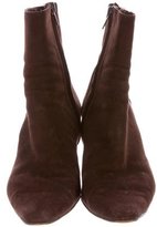 Thumbnail for your product : Christian Louboutin Suede Pointed-Toe Ankle Boots
