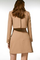 Thumbnail for your product : Karen Millen Clean Tailored Button Through Mini Skirt