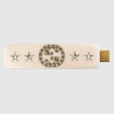 Thumbnail for your product : Gucci Crystal Interlocking G hair clip