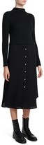 Thumbnail for your product : Theory Long-Sleeve Combo Sweater Dress