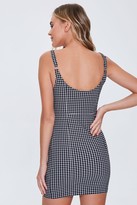 Thumbnail for your product : Forever 21 Grid Mini Dress