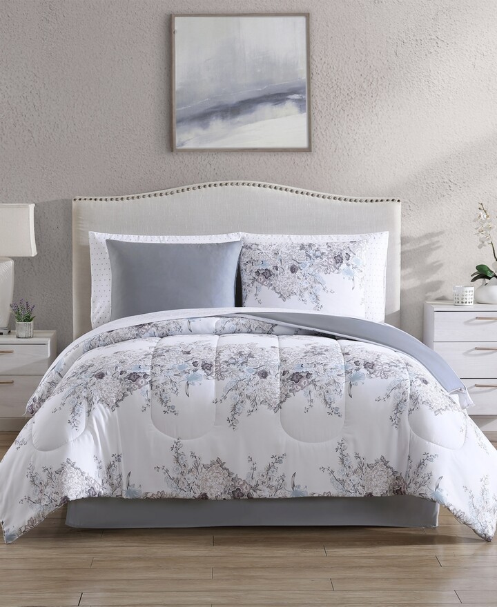 Hallmart Collectibles Givana 8Pc. Reversible Queen Comforter Set