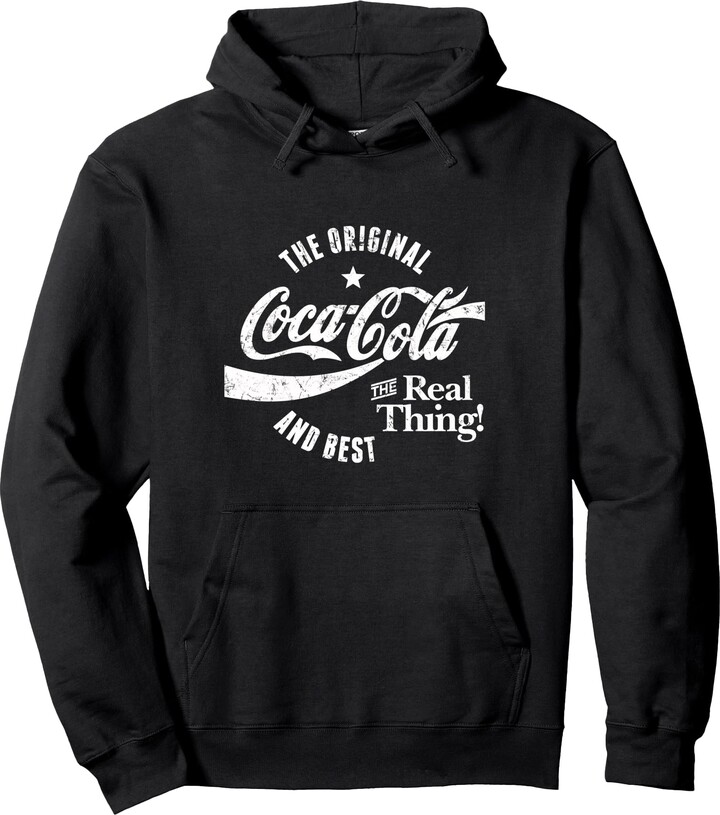 Coca Cola The Original And The Best White Logo Pullover Hoodie