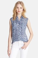 Thumbnail for your product : L'Agence Print Silk Blouse