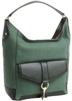 Thumbnail for your product : Rebecca Minkoff hunter green leather 'Hudson Moto' hobo