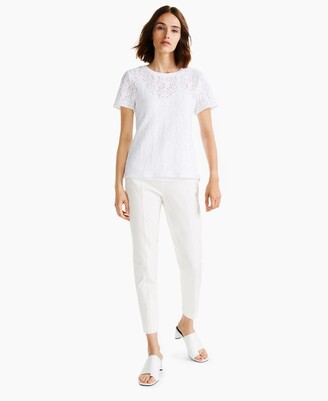 Alfani Lace Overlay Top, Created for Macy's - ShopStyle