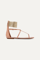 Thumbnail for your product : Aquazzura Spin Me Round Leather Sandals