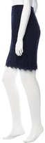 Thumbnail for your product : Diane von Furstenberg Lace Mini Skirt
