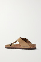 Thumbnail for your product : Birkenstock Gizeh Nubuck Sandals - Tan