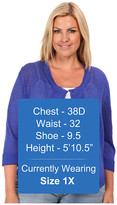 Thumbnail for your product : Nic+Zoe Plus Size Double Trim Cardy