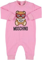 Thumbnail for your product : Moschino Toy logo cotton jersey romper