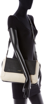 Thumbnail for your product : Lanvin Beyond Le Jour Calfskin Leather Large Shoulder Bag
