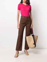Thumbnail for your product : Roberto Collina Merino Short-Sleeved Knit Top