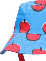 Thumbnail for your product : Stella McCartney Kids Apple print organic cotton bucket hat