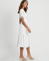 Thumbnail for your product : CHANCERY - Women's White Bridesmaid Dresses - Jeremiah Midi - Size One Size, 10 at The Iconic