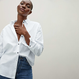 everlane silky cotton relaxed shirt